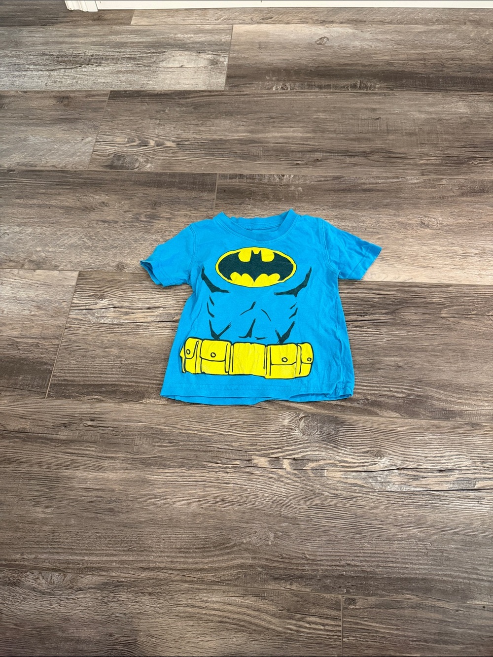 Batman Graphics Kids Costume Tee with Yellow Emblems